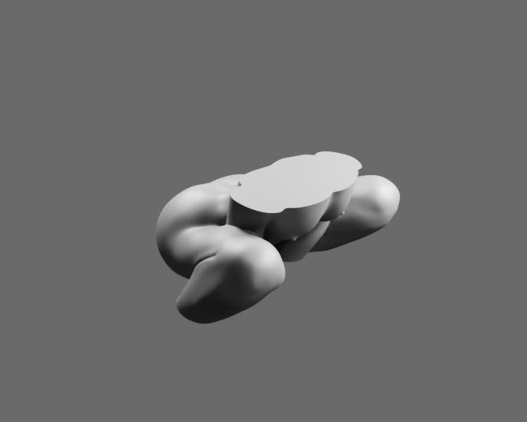 Naked Squatting Woman STL File – Sensual Female Pose 3D Printable Model