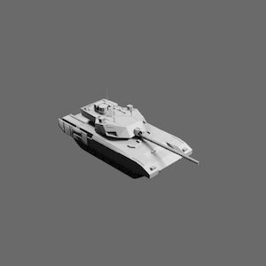 T-14 Armata STL File – Modern Russian Main Battle Tank 3D Printable Model