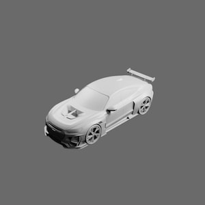 Audi e-tron GT STL – Futuristic Electric Audi 3D Printable Model