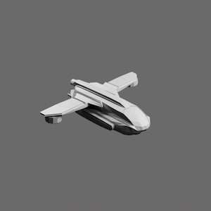 Sci-Fi Scoutcraft STL File – Futuristic Recon Ship 3D Printable Model
