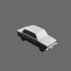 Lada 2101 STL File – Soviet-Era Classic Car 3D Printable Model