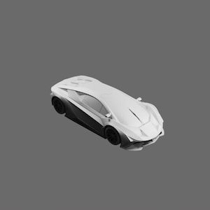 Lamborghini Auro PL STL File – Luxury Sports Car 3D Printable Model