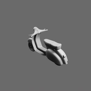 Scooter STL File – Classic Urban Two-Wheeler 3D Printable Model