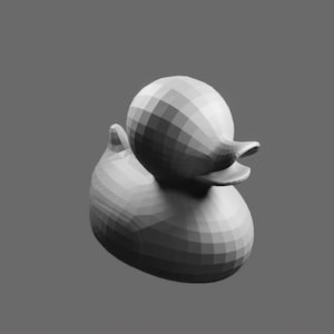 Rubber Duck Toy STL File – Classic Bathtime Buddy 3D Printable Model