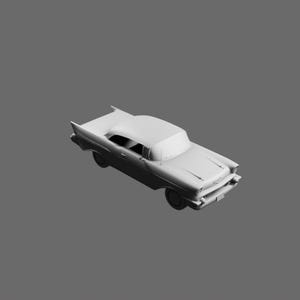 STL-bestand Chevrolet 1957 – 3D-afdrukbaar model klassieke Amerikaanse auto