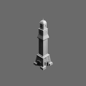 Qushla Clock Tower STL File – Historic Iraqi Landmark 3D Printable Model