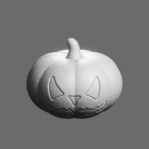Halloween Pumpkin STL File – Spooky Jack-O’-Lantern 3D Printable Model