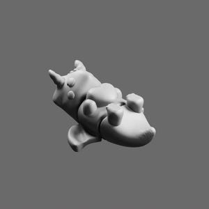 Baby Dragon Heart Schlüsselanhänger STL File - Adorable Fantasy Love Charm 3D Model