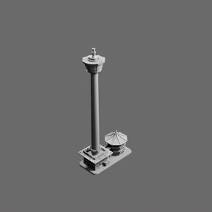 Busan Tower STL-Datei - Kultiges südkoreanisches Wahrzeichen 3D druckbares Modell
