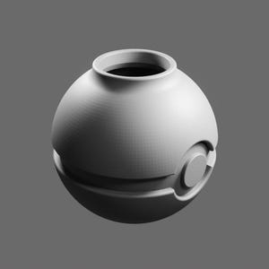 PokéBall STL File – Classic Monster Catching Sphere 3D Printable Model