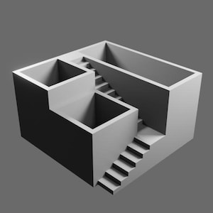 Modern House Planter STL – Minimalist Architecture-Inspired 3D Model for Printing