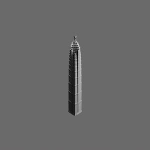 Jin Mao Tower STL-Datei - Kultiger Wolkenkratzer 3D druckbares Modell