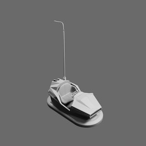 Scooter STL-Datei - Klassische Vergnügungsfahrt 3D druckbare Modell