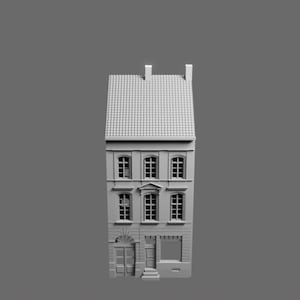 1893–1903 Stadthaus STL File – Historic City House (Dreifensterhaus) 3D Model