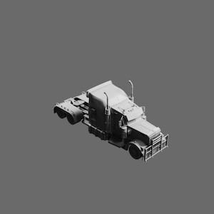 Kenworth W900 Truck STL File – Iconic Heavy-Duty Truck 3D Printable Model