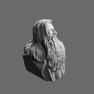 Gandalf STL File – Wizard Figurine 3D Printable Model
