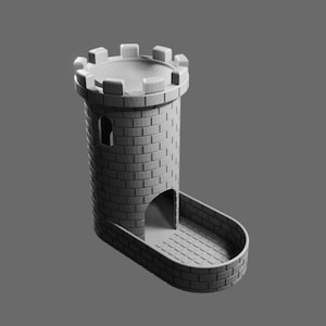Monobloc Tower STL-Datei - Stilisierter Würfelturm 3D druckbares Modell