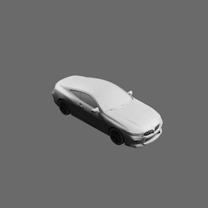 BMW M8 Competition STL File – High-Performance Luxury Coupe 3D Printable Model