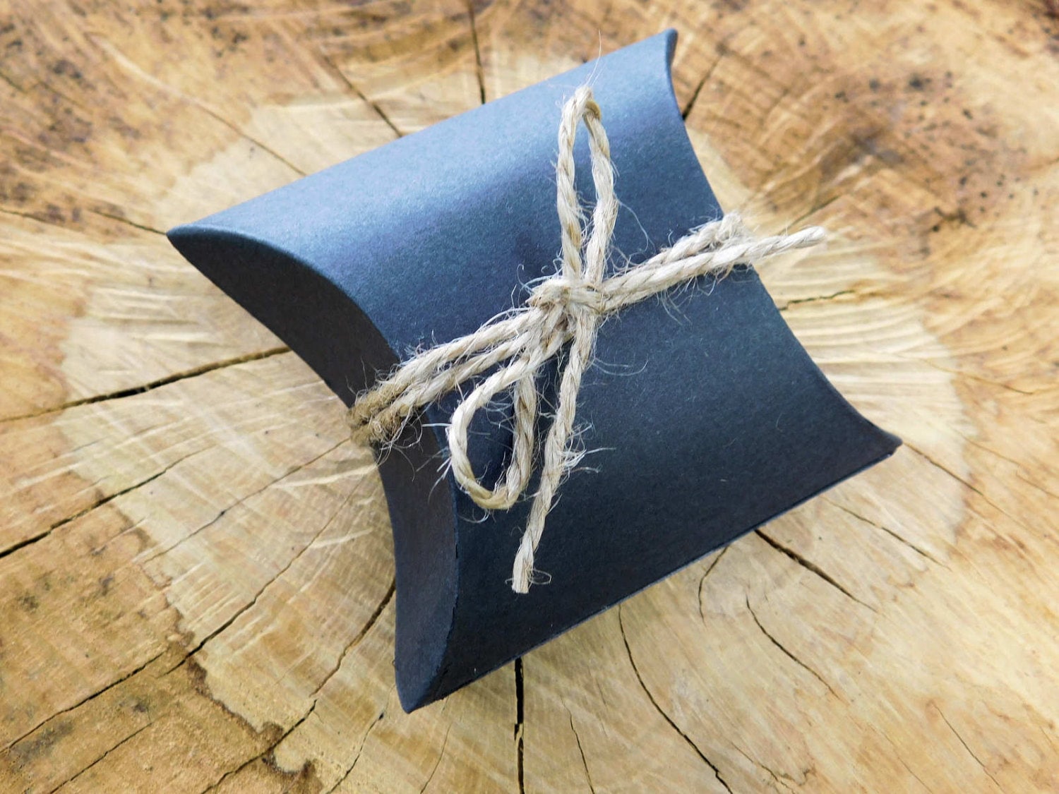 Mini Wrap Black Pillow Boxes. 2.5x1.5 Inches. Package of 5. Etsy