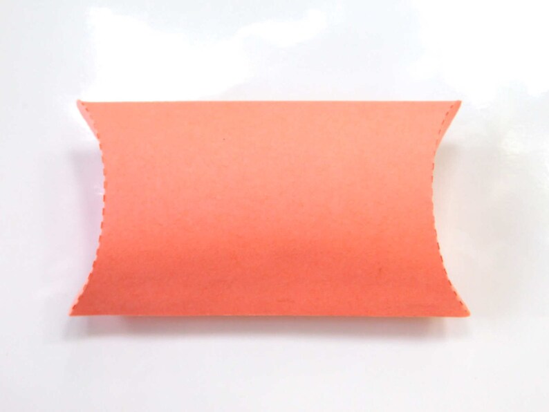 Coral Gift Wrap Pillow Box Package of 3 Coral Peach Etsy