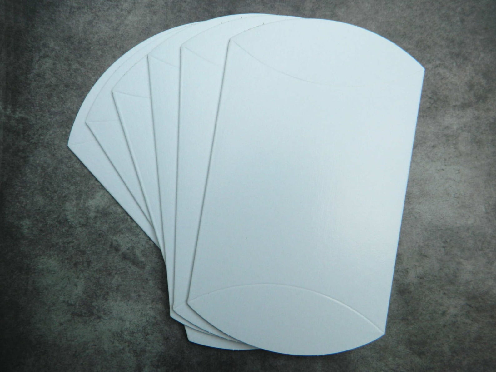 White Pillow Boxes. Set of 12. 4 1/2 X 4 1/2 X 1 1/2 Inches Medium Pillow Boxes, Gift Box, Favor