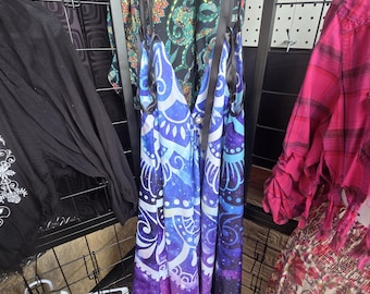 Bohemian Colorful Mandala Summer Dress