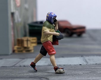 1/64 Scale Trendy Guy Figure: Urban Diorama Accessory