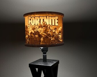 Lampada da gioco in litofania stampata in 3D / Luce fotografica personalizzata / Luce notturna a LED per Battle Royale