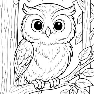 Cute Animal Coloring Pages – 17 Printable Floral Designs for Adults & Kids | Animal Coloring Sheets, Instant Download + Print