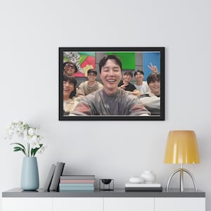 Poster K-pop, poster da parete BTS, collezione ARMY, stampa incorniciata OT7 BTS - regalo per fan del K-pop, collezionisti BTS, Jin Suga Jhope RM Jimin V Jungkook