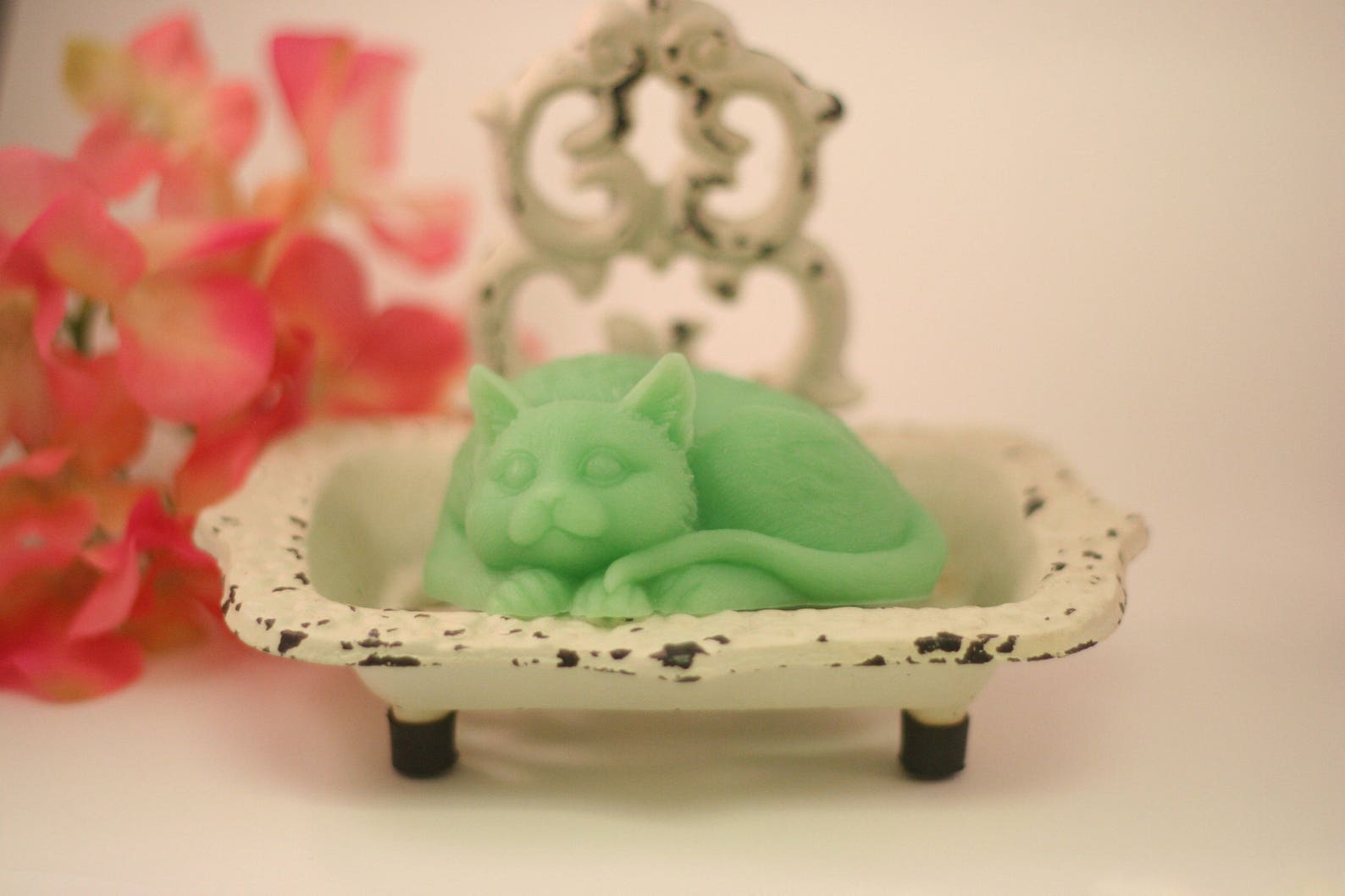 Pretty Kitty Soap Glycerin Soap Handmade Soap Decorative Etsy
