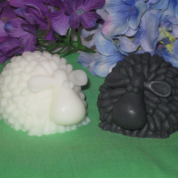 sheep soap so cute scented in Lavender decorative soaps farm animals wool lavender scented handmade soap goat milk shea butter made to order