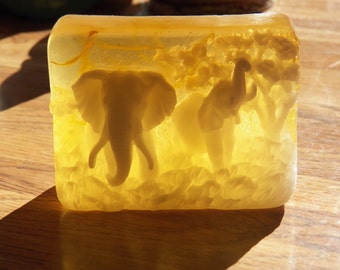 gorgeous elephant soap calendula honey soap africa ivory flower petal soap decorative elephant lovers wild trees sacred soap honey powder