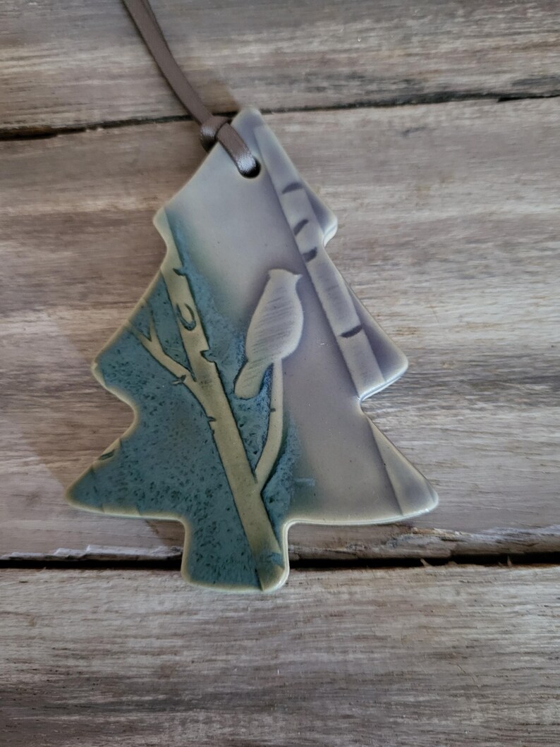 Ornaments Pottery Star Cat Heart Christmas Tree Glazed Ceramic