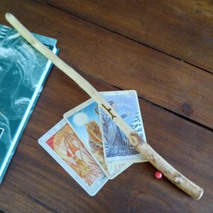 Birch Wand, Magic Wand, Witchcraft Wand, Wand perfect for rituals and spells, Wiccan wand, Witch Wand, Wand with Ogham name: Beith.