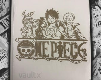 One Piece - Laser-engraved TCG Binder - Vault X 12 Pocket - Custom