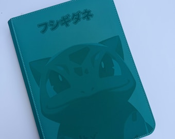 9 pocket pokemon card binder bulbasaur Venusaur Bulbasaur Card Binder - Etsy