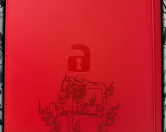 One Piece LUFFY - Custom Made - Laser-engraved 12 Pocket Binder