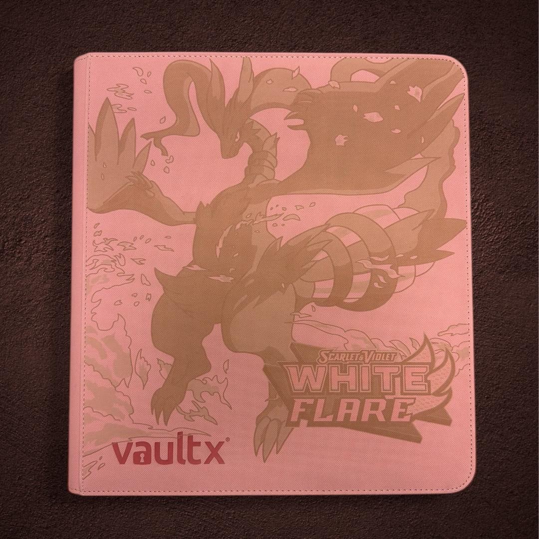 White Flare -custom Laser Engraved- Vault X Binder - Etsy