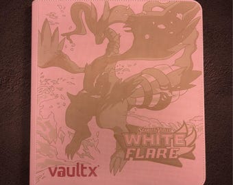 Witte flare -aangepaste lasergegraveerd- Vault X-map