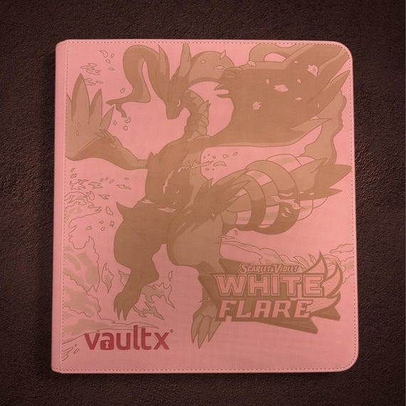 Pokemon White Flare -custom Laser Engraved- Vault X Binder - Etsy Pokemon White Flare -custom Laser Engraved- Vault X Binder - Etsy