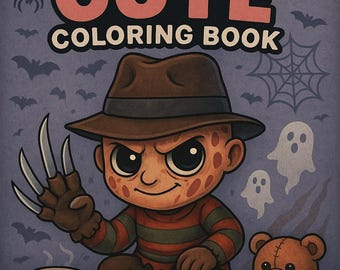Creepy Chibi Villain Coloring Book: Kawaii Horror Pages (PDF)