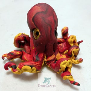 Octopus, Octopus sculpture, Octopus Figurine, Polymer Octopus, Clay Octopus, Cute Octopus, Mini Octopus, Miniature Octopus, Custom Color