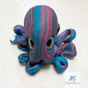 Octopus, Octopus sculpture, Octopus Figurine, Polymer Octopus, Clay Octopus, Cute Octopus, Mini Octopus, Miniature Octopus, Custom Color