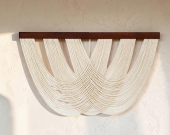 Large Macrame Wall Hanging, Boho Headboard Tapestry for Bedroom Decor