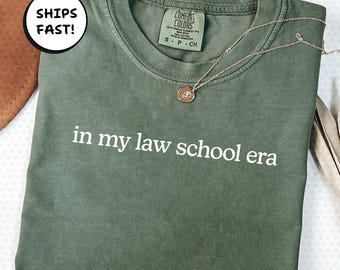 Comfort Colors Law School Shirt, Funny Legal Student Tee