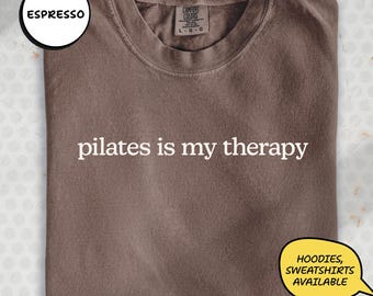 Comfort Colours Pilates-shirt – In My Pilates Era-trainingstop