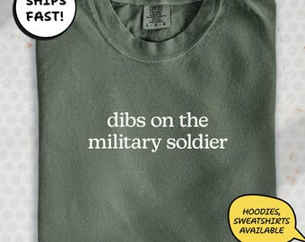 Camiseta para esposa de militar: Regalo para ella en su despliegue / LT201