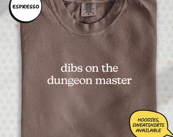 Dungeon Master Wife Shirt, Funny DnD Tee, Dungeons And Dragons Campaign Gift