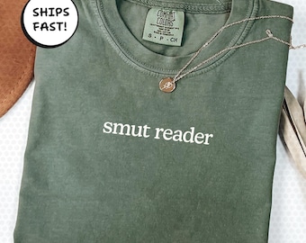 Comfort Colors Smut Reader Shirt, Dark Academia Bookworm Tee